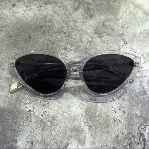 Westward Leaning Lynx 04 Clear Cat Eye Sunglasses